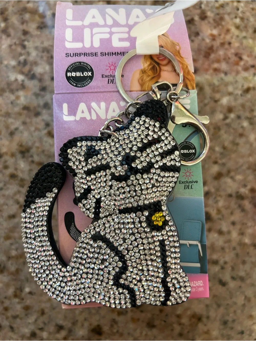 New Lana’s Life Opened Cat Kids Keychain - Surprise